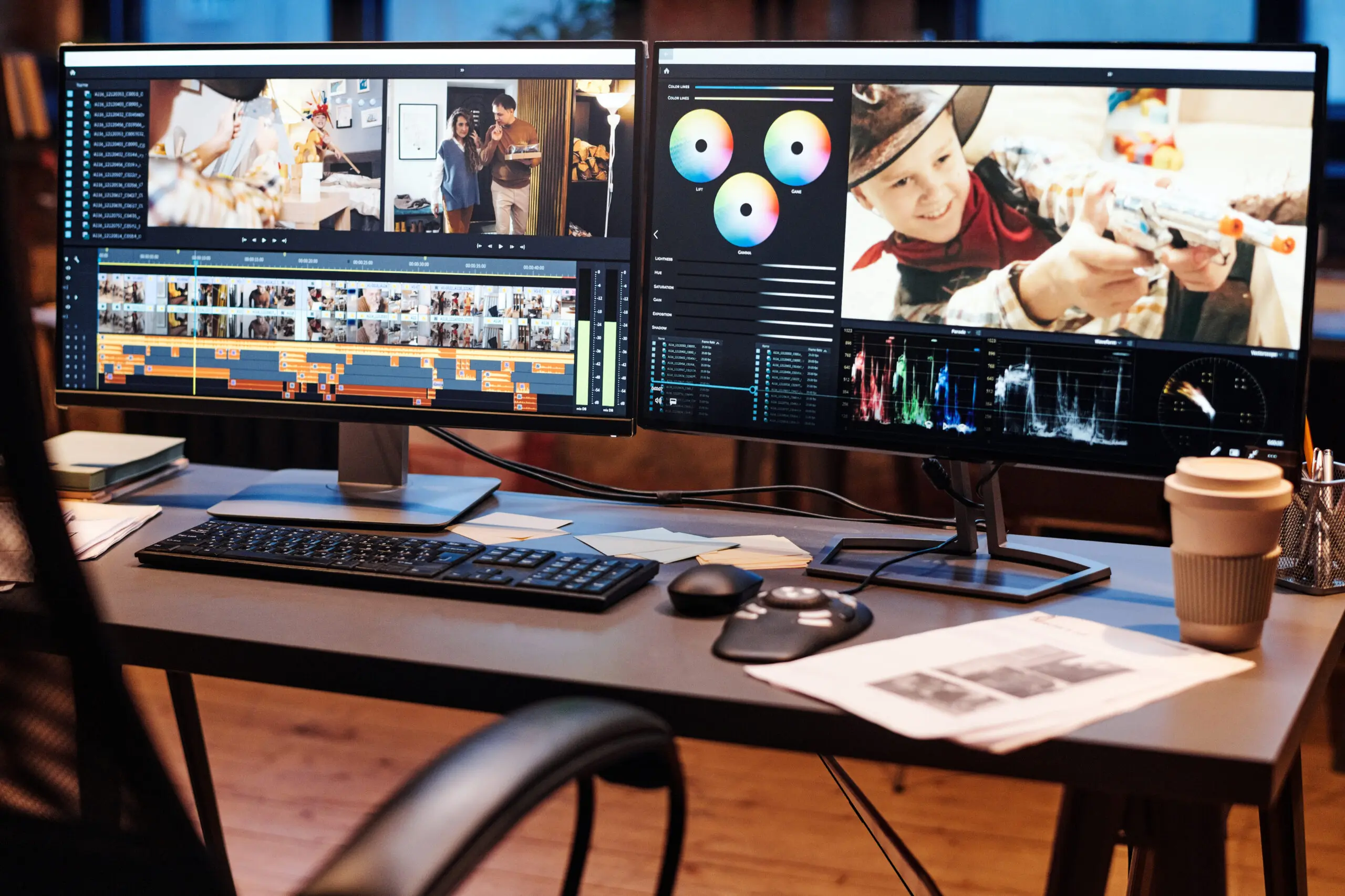 Dual monitor set-up