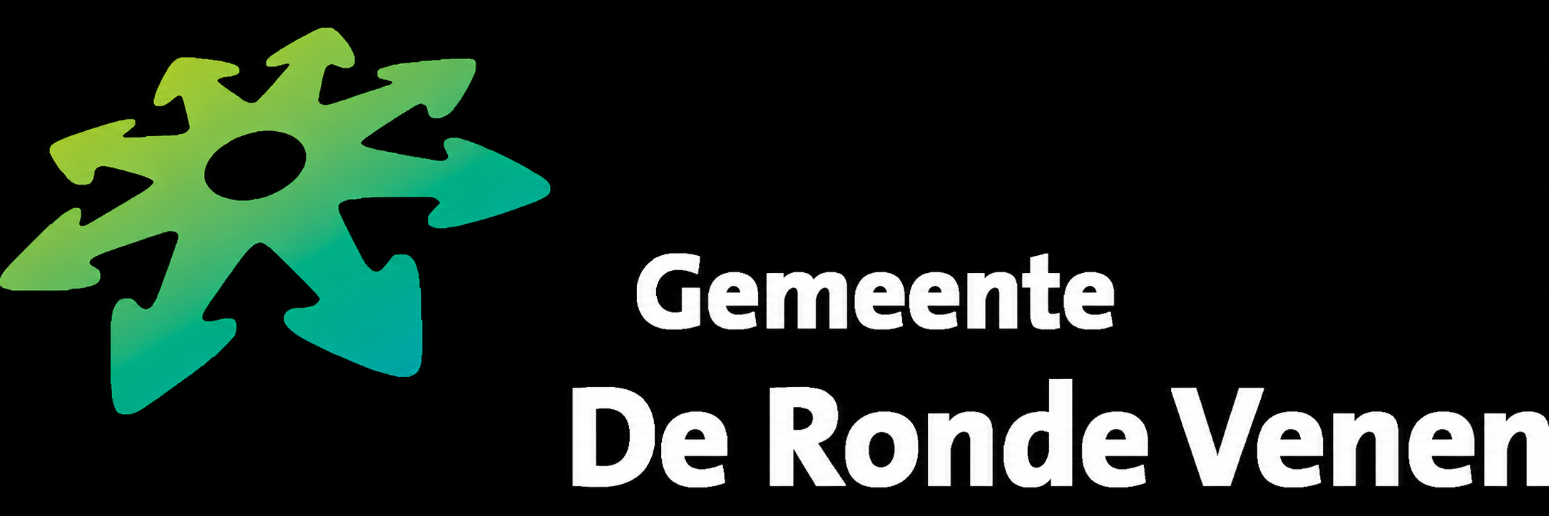 Logo van de gemeente De ronde Venen - Wit